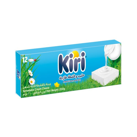 Kiri Spreadable Cream Cheese (12 Portions) 200g