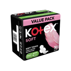 Kotex Soft Maxi Protect 30 Pads N