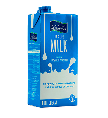 AL RAWABI UHT MILK LONG LIFE 1LTR 0