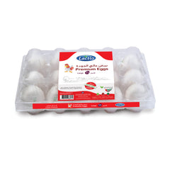 Lactio Premium Large White Eggs 15Per Pack