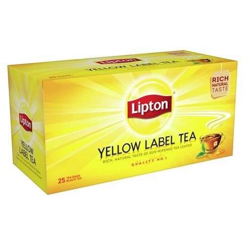 Lipton Yellow Label Black Tea Bags 25S