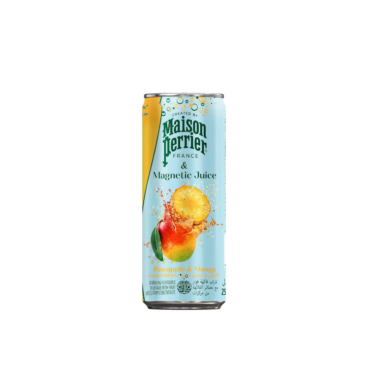 Maison Perrier Magnetic Juice Sparkling Water Pineapple & Mango Flavor 250ML