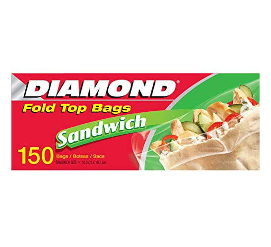 DIAMOND FOLD BAGS 150