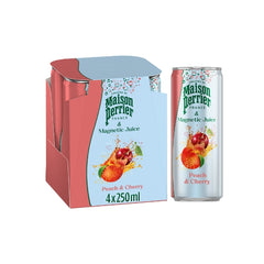 Maison Perrier Magnetic  Sparkling  Peach & Cherry 250MLX4