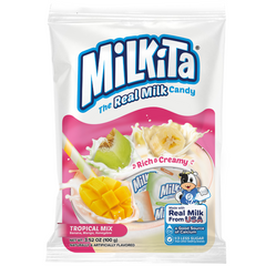 Milkita Milk Candies Tropical Mix Flavour 100Gr