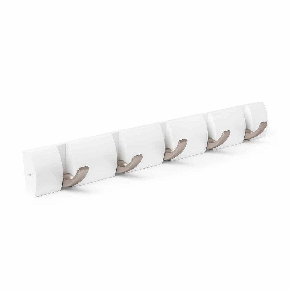 Kinglxs White Adhesive Wall Hooks (Up To 1.5kg) 5Per Pack