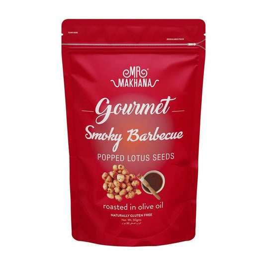 MR MAKHANA GOURMET SMOKY BARBECUE 50GMS