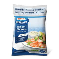 Americana al sayyad frozen medium tail off shrimp 320g