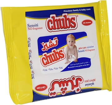 CHUBS 5 WET WIPES SENSITIVE