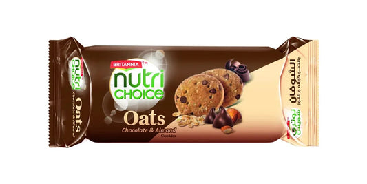 BRITANIA NUTRI CHOICE OATS CHOCOLOTAE&ALMOND 75GM II