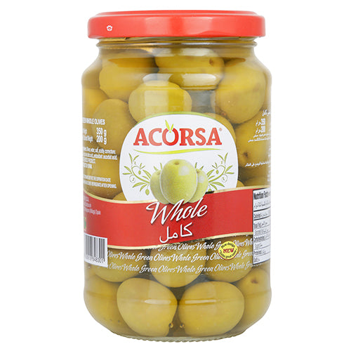 Acrosa Whole Green Olives Jar 200gm