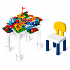 Multifunctional Building Block Table Kids Set