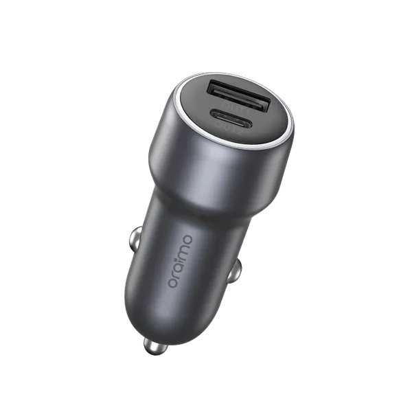 Oraimo Bullet 48w USB-C & USB Port Car Charger - Black