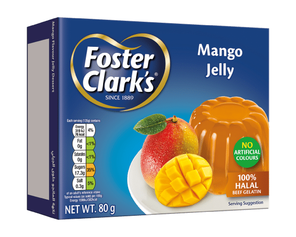 Foster Clarks Jelly Dessert Mango Flavor 85g