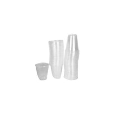 Raha White 5oz Disposable Plastic Cups 50 Per Pack