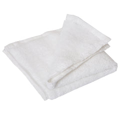 Face Towel 33x33cm White Plain Lamarvel