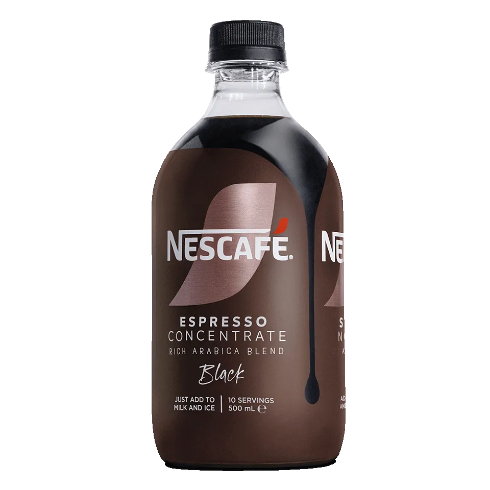 NESCAFE ESPRESSO CONCENTRATE ICED COFFEE BLACK 500ML