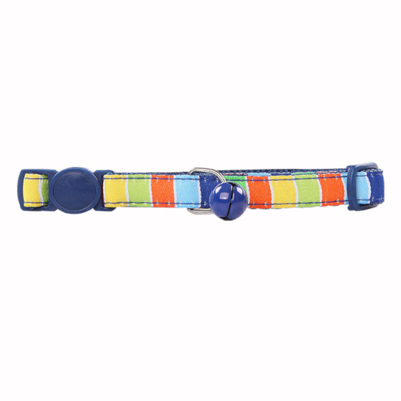 Pawise Cat Collar - Stripe, Blue