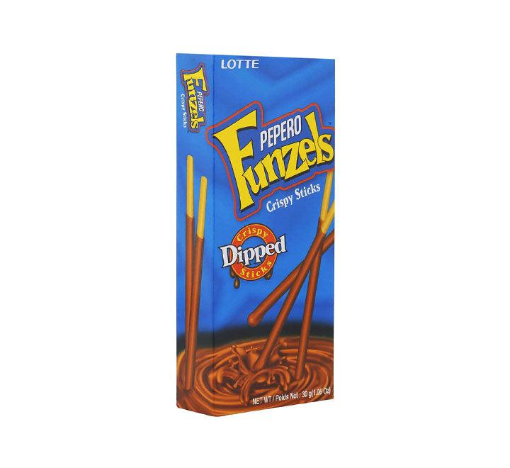 LOTTE PEPERO FUNZELS CRISPY STICKS DIPPED 30G