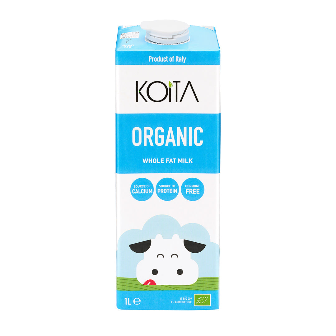 Koita Organic Long Life Whole Fat Milk - antibiotic free, pesticides free, no added hormones