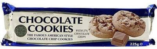MERBA CHOCOLATE COOKIES WITH CHOCOLATE CHIPS 225GM
