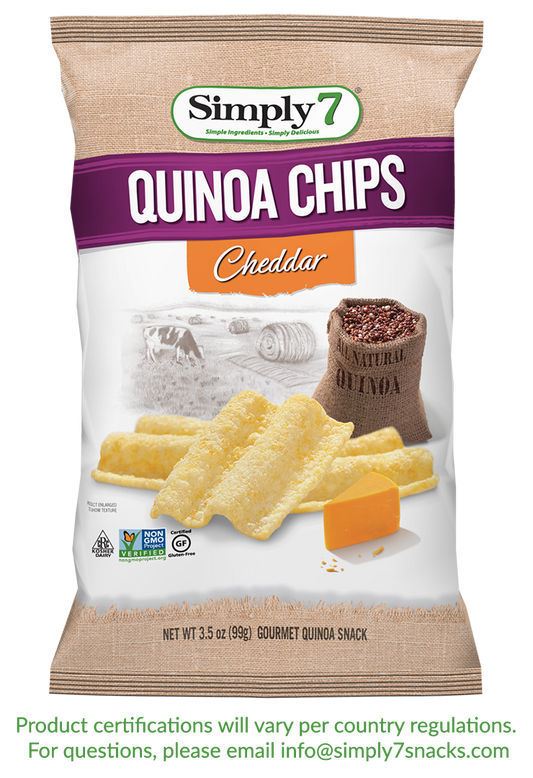 SIMPLY7 CHIPS QUINOA CHEDDAR 2.8 OZ