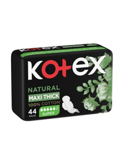 Kotex Hypoallergenic Super Maxi Thick Pads with Wings 44 per pack