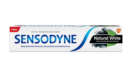 SENSODYNE TOOTH PASTE NATURAL WHITE 75 ML