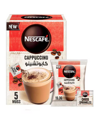 NESCAFE CAPPUCINO W FOAM 5 PC