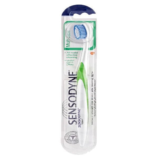 Sensodyne Effective Cleaning Green & White Medium Toothbrush for Sensitive Teeth