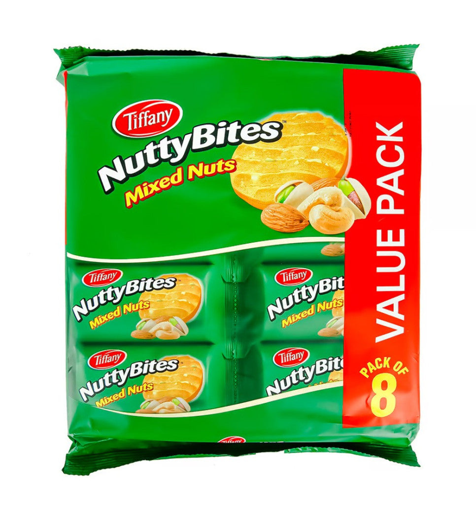 Tiffany Nuttybites Mixed Buts 72gm X 8