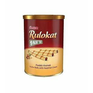 Ulker Rulokat Wafer Rolls Filled With Hazelnut Cream 170gm