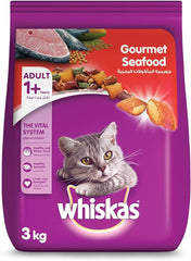 WHISKAS SEAFOOD FLAVOUR 3KG