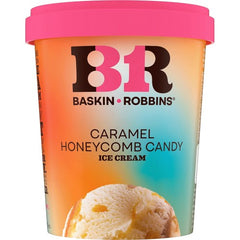 Baskin Robbins Caramel Honeycomb Candy Ice Cream 500ML