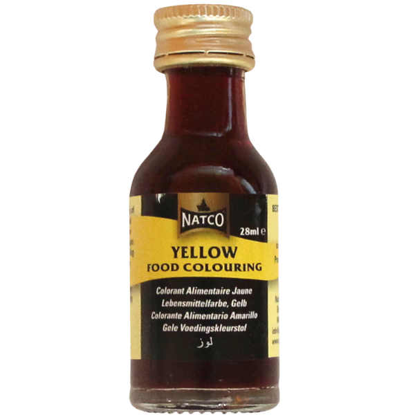 Natco Yellow Food Coloring 28ml