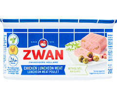 ZWAN CHICKEN LUNCHEON MEAT WITH OLIVES 200GM