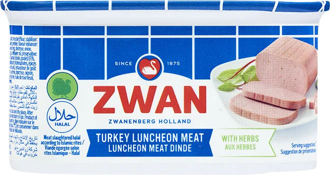 ZWAN TURKEY LUNCHEON MEAT 200GM