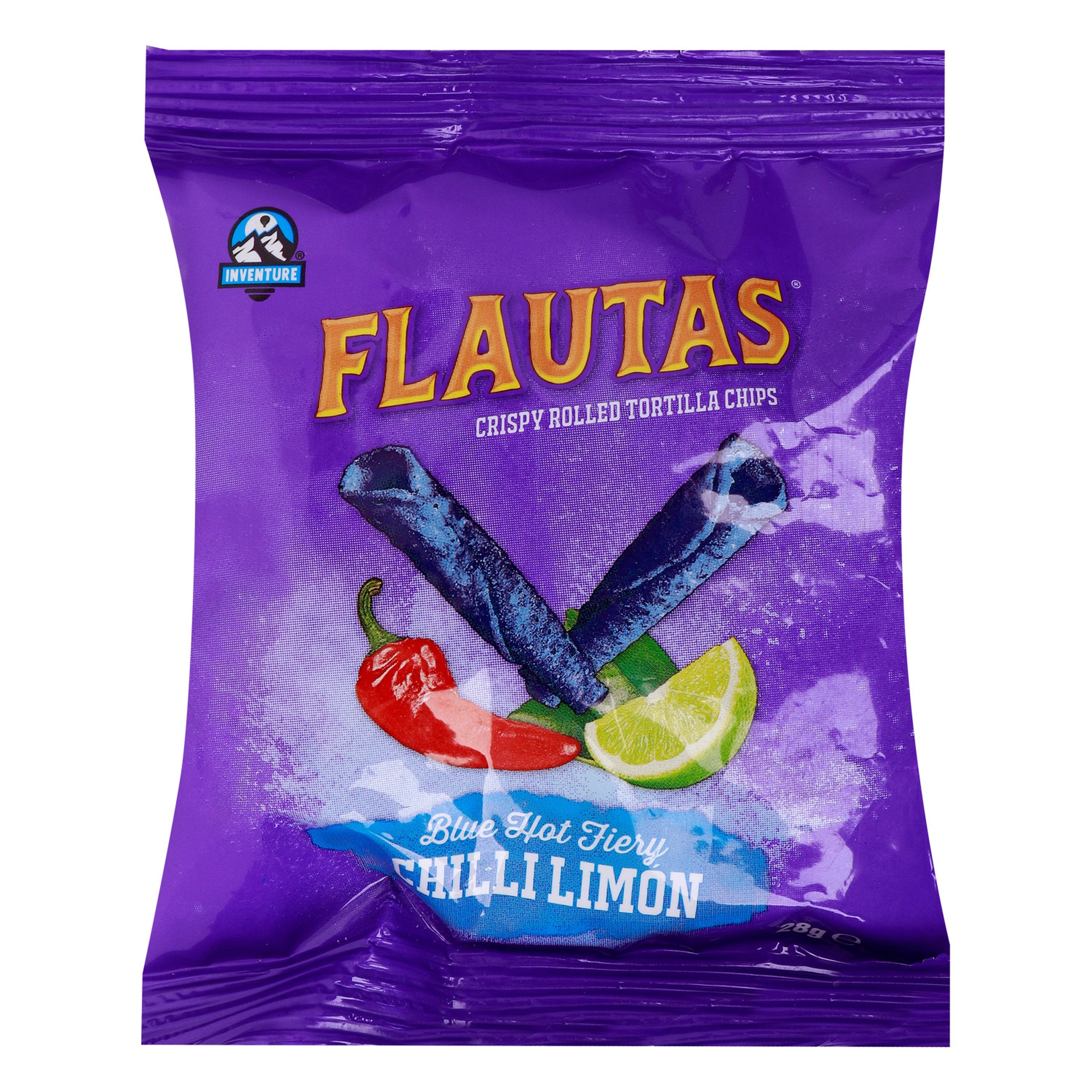 FLAUTAS CHILLI LIMON CHIPS 28 GM