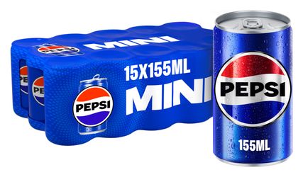 Pepsi Mini Regular Can 155Mlx15 Pc Otr
