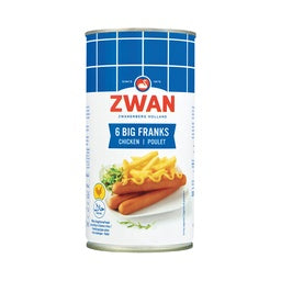 ZWAN CHICKEN 6 BIG FRANKS 560GM