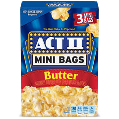 Act II Microwavable Light Butter Popcorn (3 Bags) 241.8gm