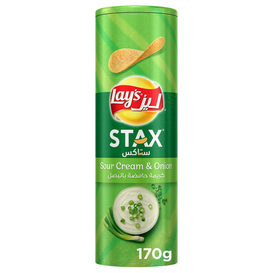 Lays Stax Sour Cream&onion 170gm