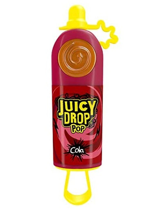 Juicy Drop Pop Liquid Filled Hard Candy Cola Flav 26gm
