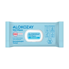 alokozay baby wipes ultra sensitive 72's