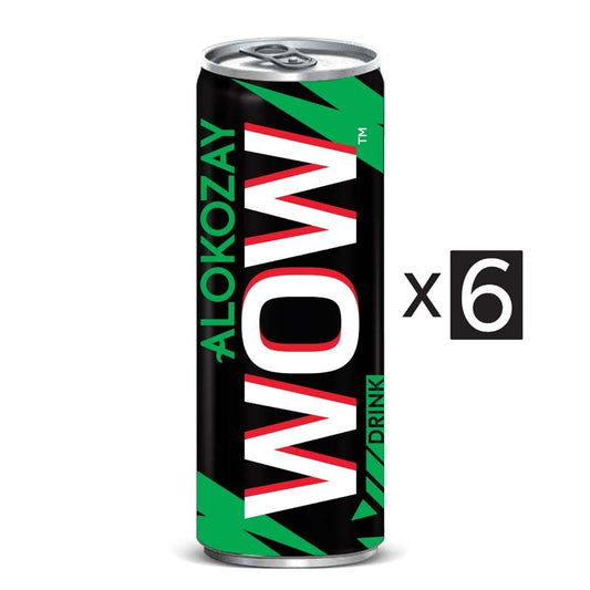 Alokozay Wow Carbonated Drink 250Mlx6 Pcs OTR