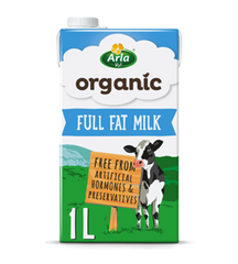 ARLA ORGANIC F/F MILK 1 LTR