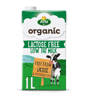 ARLA ORGANIC LF MILK 1LTR