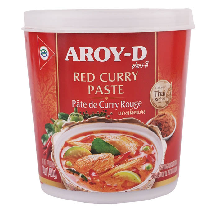AROY-D RED CURRY PASTE 400GM