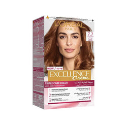 L'oreal Excellence Triple Care Hair Color Honey Brown 7.7