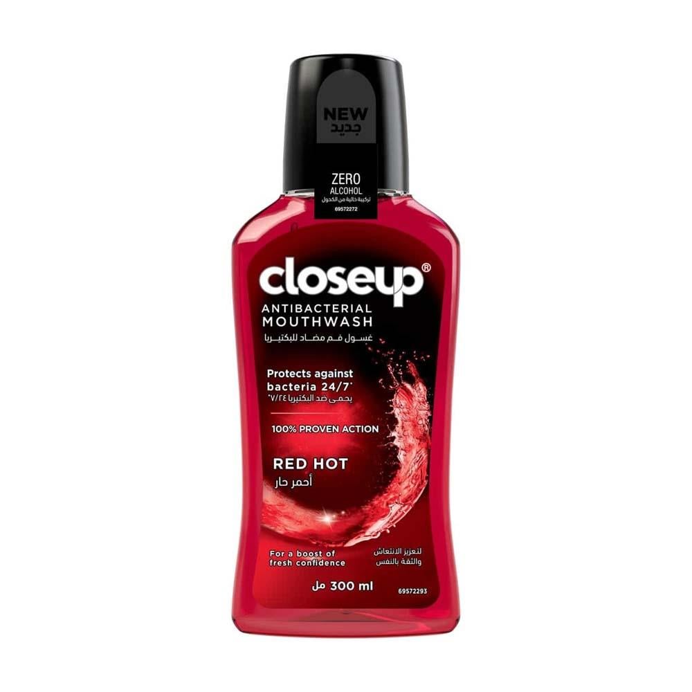 CLOSEUP RED HOT MOUTHWASH 300ML